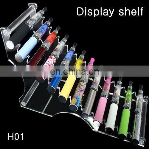 2015 Custom rounded acrylic e cigarette display case