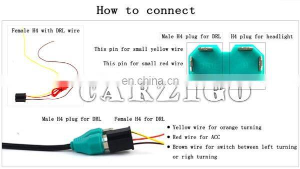 from Guangzhou factory best price 7" driving lite with DOT SAE E9 certification for ATV UTV motorcycles