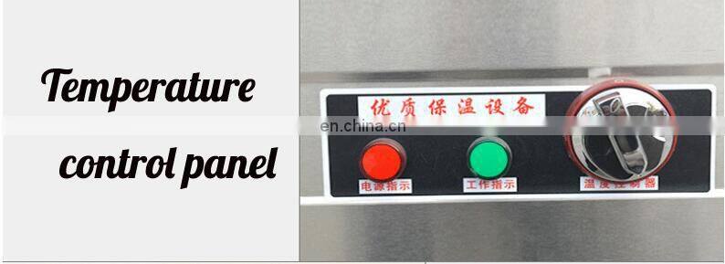 Table counter soup warmer pan/food warmer/chafing dish warmer display for restaurant