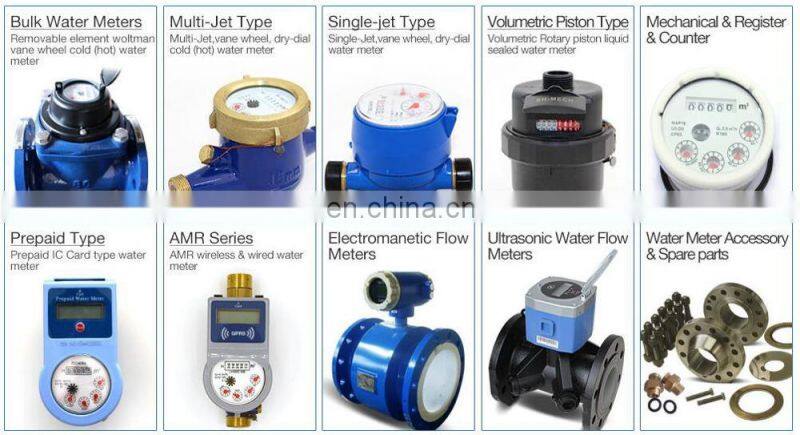 M-BUS transmit plastic multi jet type Complete Electronical Water flow Meter