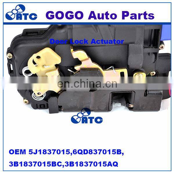 GOGO Door Lock Actuator FOR Skoda OEM 5J1837015,6QD837015B,3B1837015BC,3B1837015AQ