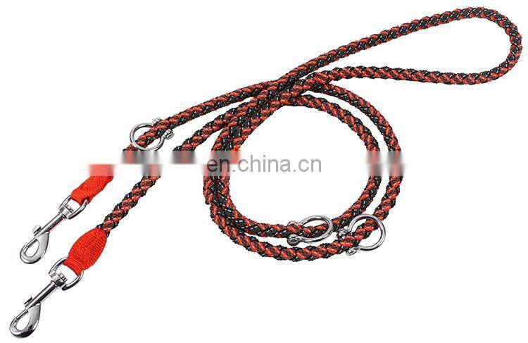 Manufacture Sell High Quality Nylon Pet Double Dog Collar Leash Material
