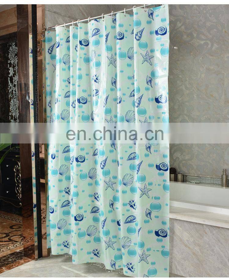 Wholesale New Fancy Designs Bathroom Eyelet Shower Curtain