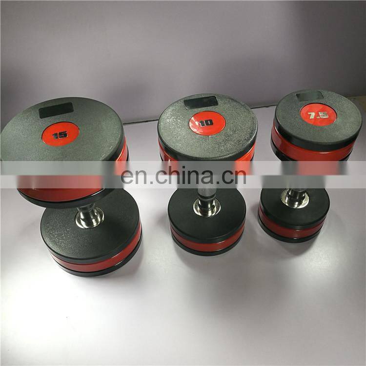 Commercial Gym Exercise Power Training Round Fixed Dumbbell