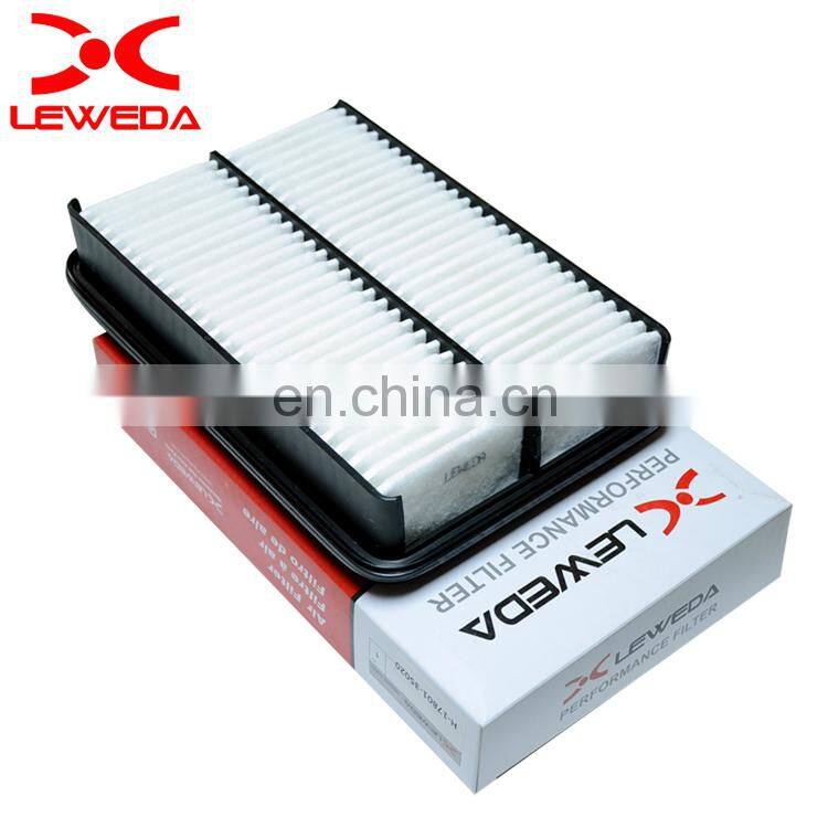 Cheap filter element engine air filter 17801-35020 for Japanese car spare parts
