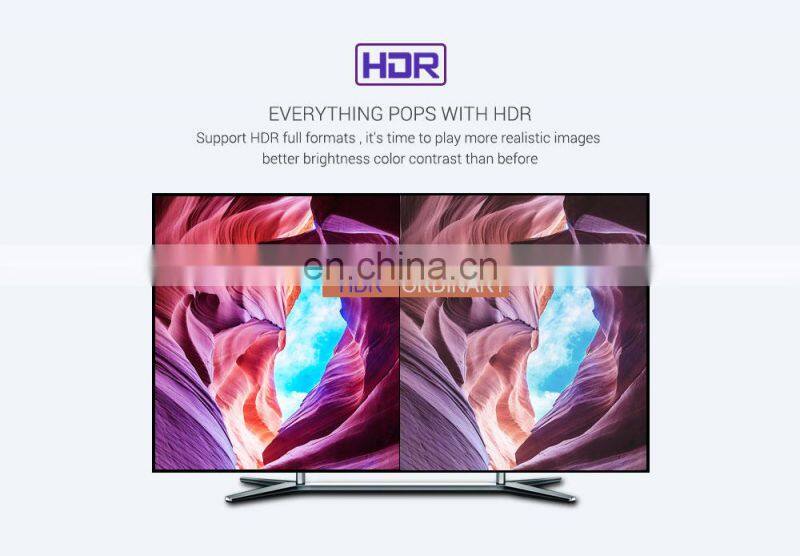 4GB 64GB TV BOX 4K HDR 3D mo-vie Android 9.0 ATV OS Certified KM3 TV Box Home Theatre Center Box