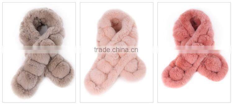 rex rabbit fur scarves