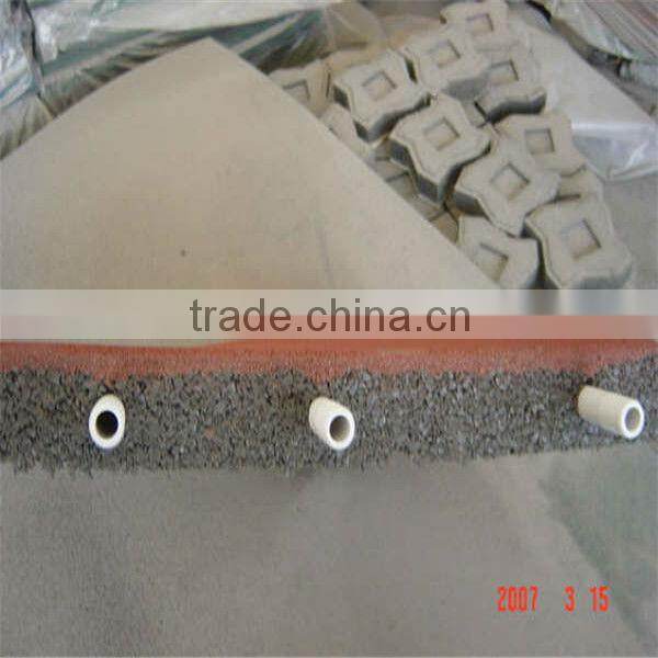 Square Rubber Tile/pin-connecting rubber floor