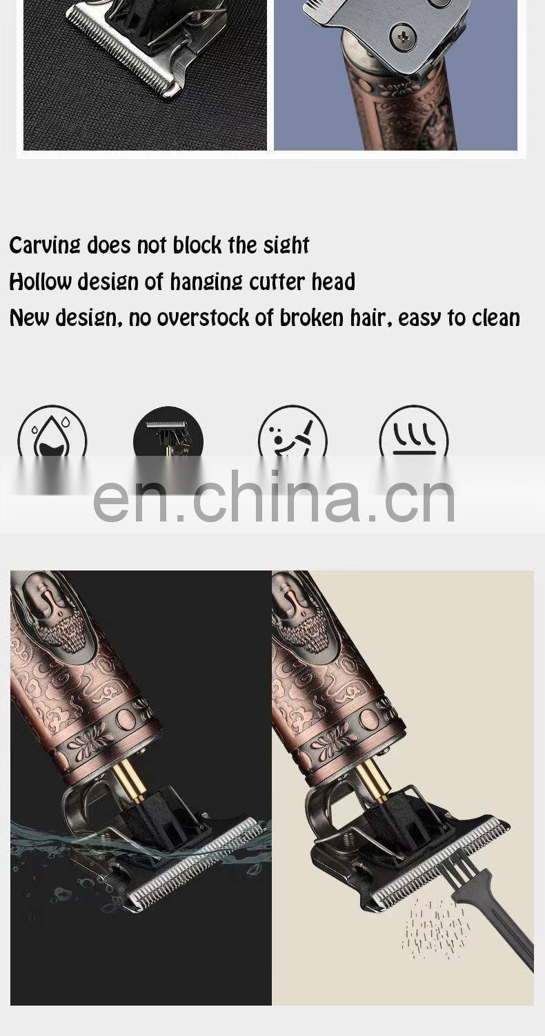 OEM Colorful Professional Rechargeable Electric Hair Cutting Machine Hair Trimmer Barber Clippers