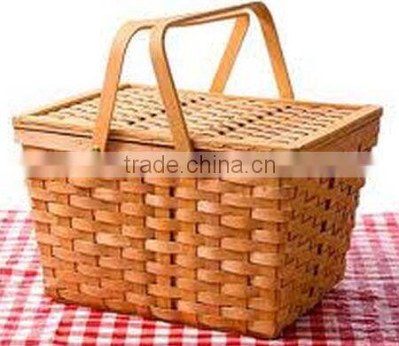 100% Handmade Chipwood basket/ basketcontainer(factory & exporter)