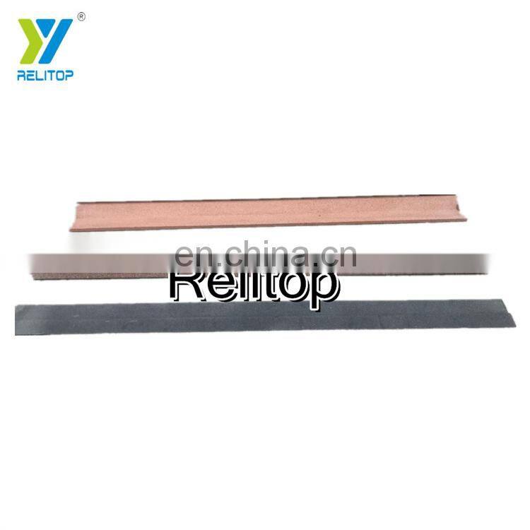Factory Wholesale Dropshipping Soundproof Slate Old Roofing Material Stone Coated Metal Roof Tile Accessories Ridge Fascia Board