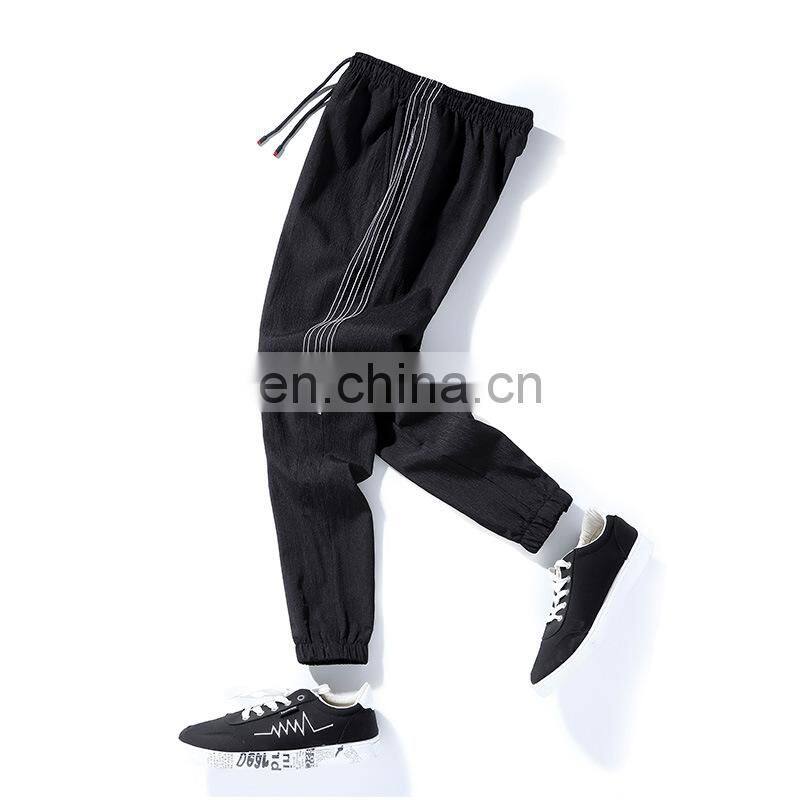 BESPOKE men's Korean versions of the stylish slacks thin sweatpants and casual feet slim men's sweatpants