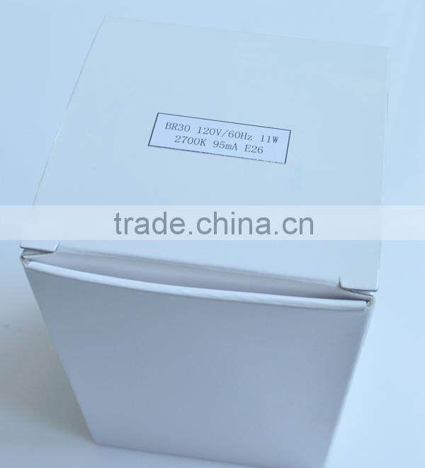 60W Replacement 9W650lm ETL Dimmable BR30 LED