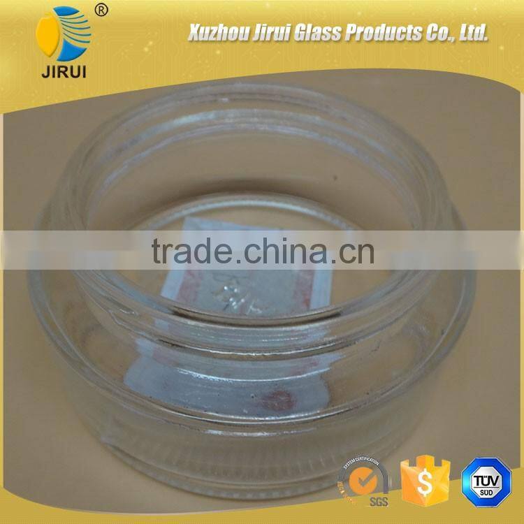 70ml clear glass cream jar with lid