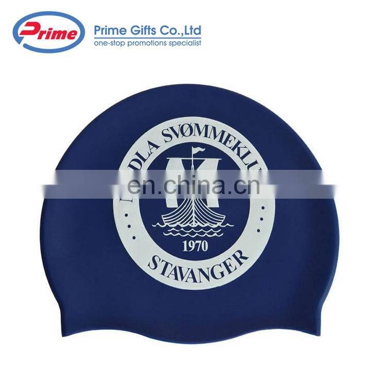 Custom Printed 100% Silicone Waterproof Swim Cap
