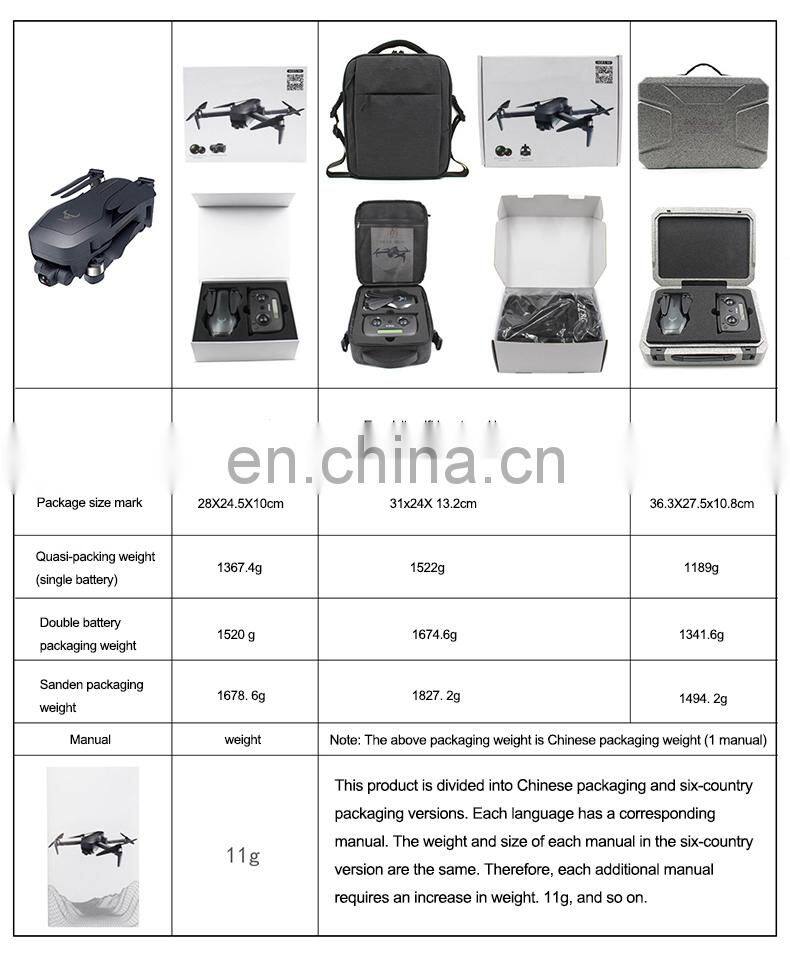 Professional 5G WIFI 4KM FPV RC Brushless Drone 4K GPS 3-Axis Gimbal Detachable Filter Camera Panorama Photography Mode RTF Gi