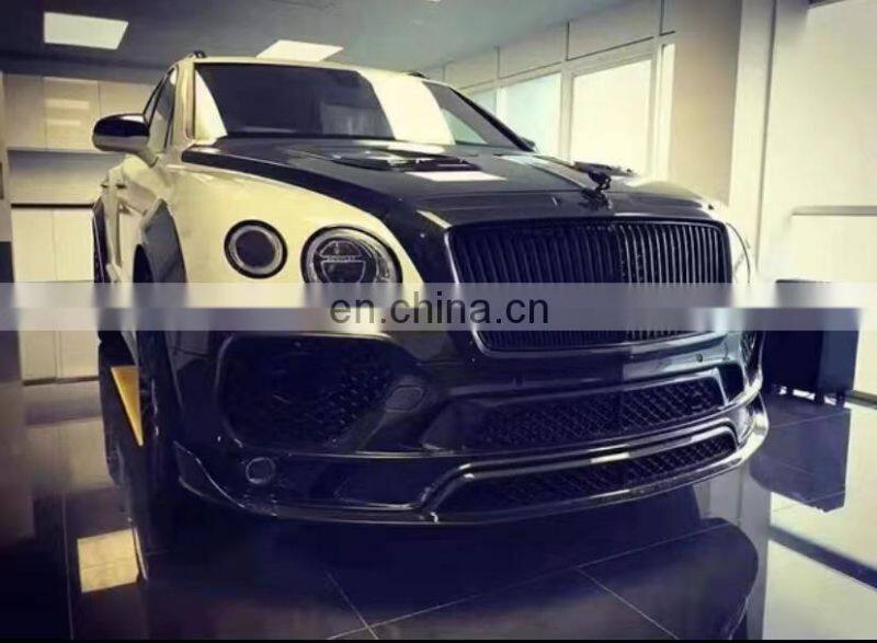 Runde Original Car 1:1 Customization Carbon Fiber Hood Side Skirts Front bumper Wheel Eyebrow For Bentley Bentayga Modifidy Mans