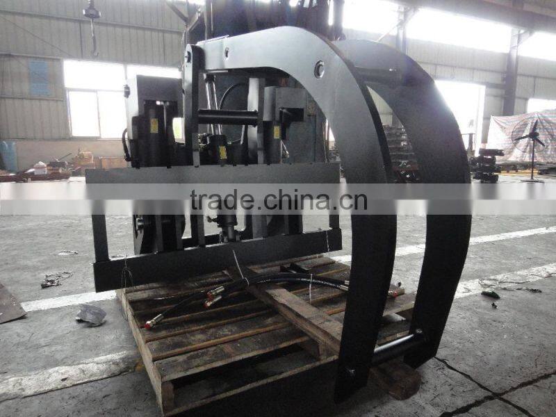 Handbarow forklift attachment steel pipe clamp