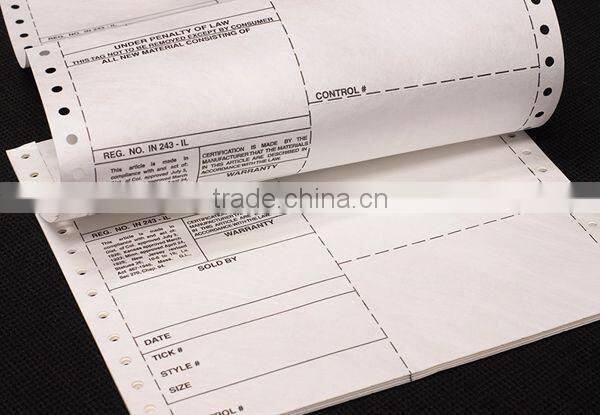 Carbonless Continuous Computer Paper