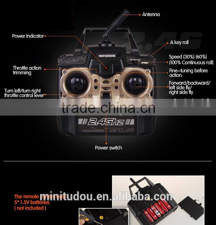 Large 60CM 2.4Ghz 4.5CH 6-AXIS RC Quadcopter RC drone quad copter