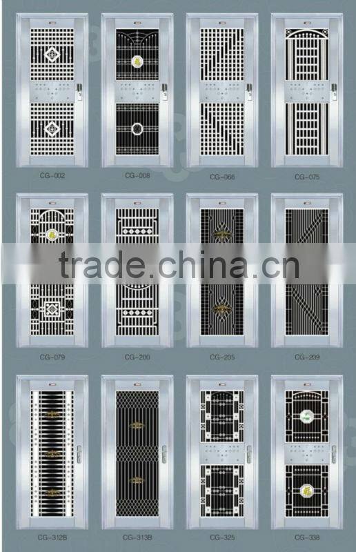 steel apartment building entry doors