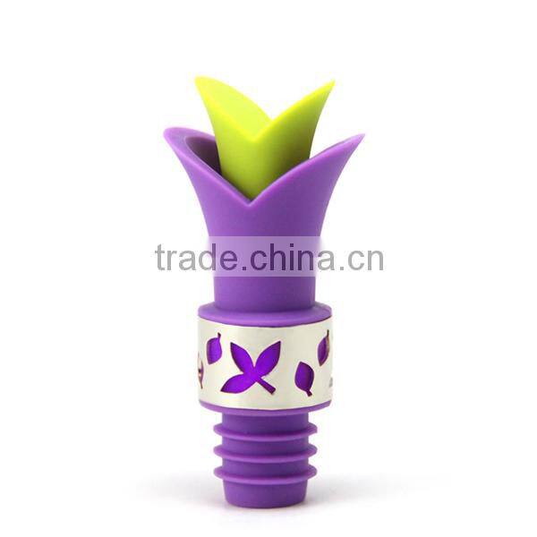 HOT wholesale durable silicone wine bottle stopper
