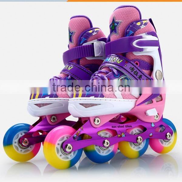 2016 Inline skate with Aluminum Frame and 70 mm pu flash wheels