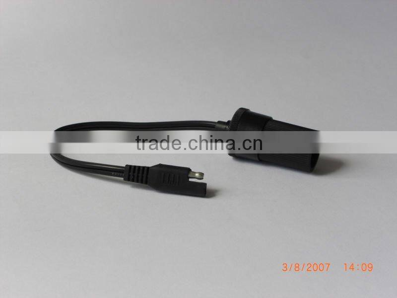 ULSPT-2 18AWG Color: bLACK, L:458MM MOLDING SAE PLUG