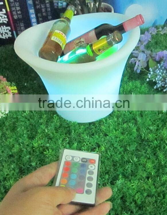 Bar Ice bucket with LED lights remote control