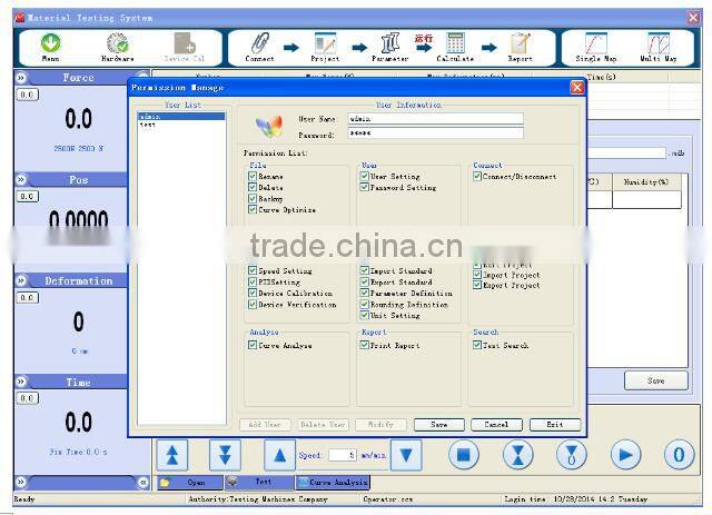 50KN Universal Tensile Testing Machine