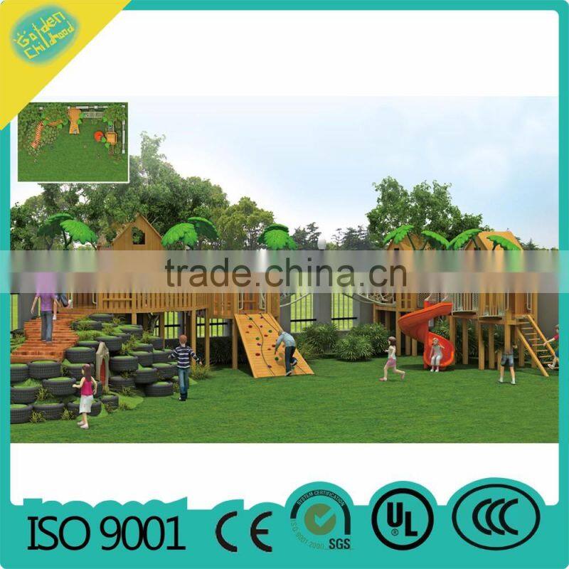 wood playground equipment,wooden outdoor playground,wooden outdoor children playground