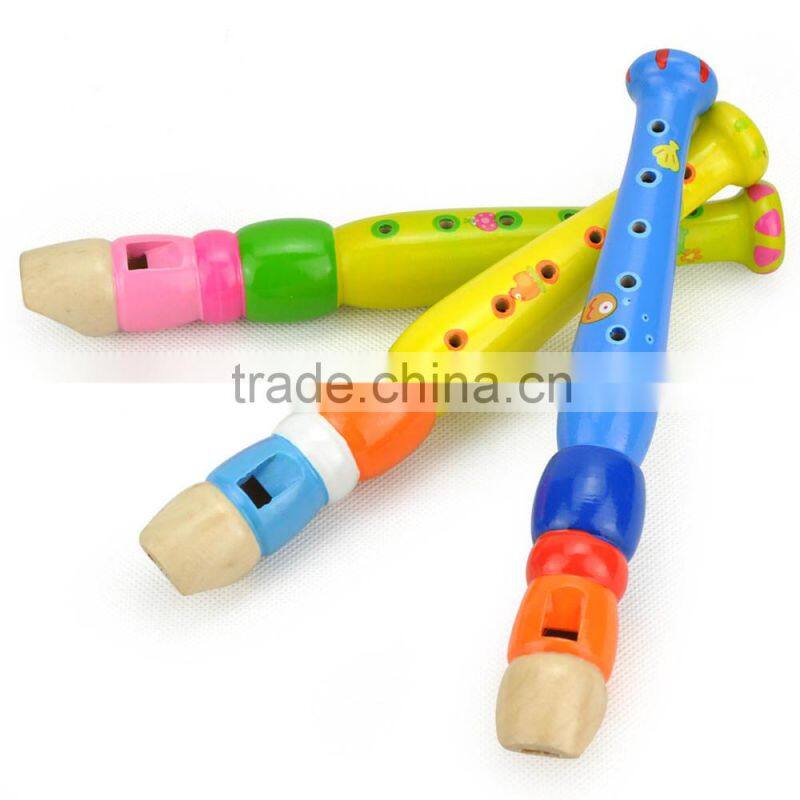 25 experience wood kids toys factory mini childen blue first music toys model educational toy wooden musical instruments flute