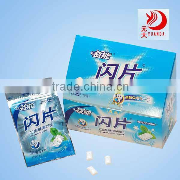 strong mint candy chewing gum