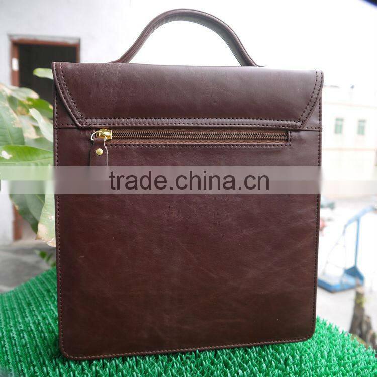 100% Genuine Leather Handbag Men Messenger Bags In Men's Totes