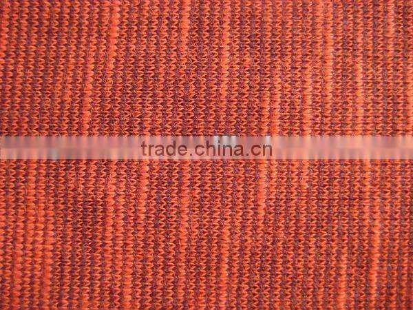 poly viscose knitted fabric melange