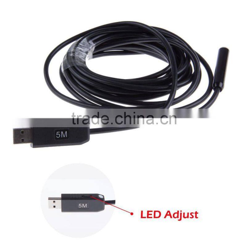 10M Cable Length 10mm Lens 4 LEDs Waterproof IP67 2.0M Camera HD 1080*720P USB Snake Inspection Camera Endoscope Borescope