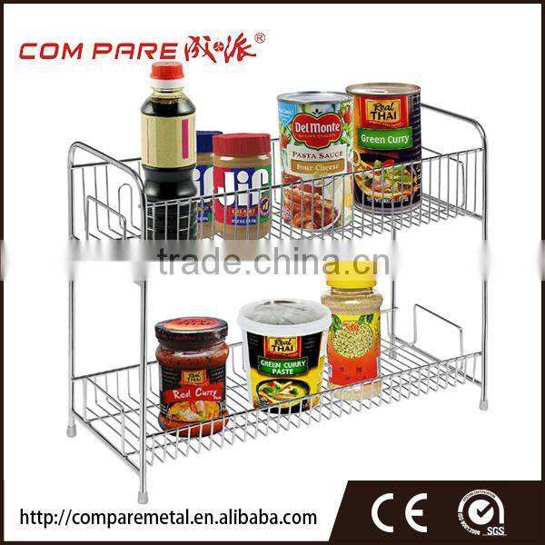 One tier wall mounted spice jar rack