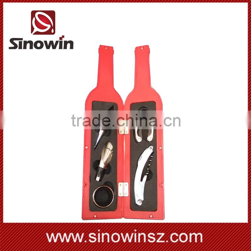 Hot-Selling Barware Bottle Shape Wine Gift Set
