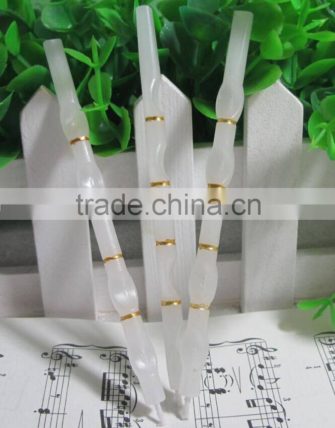 White Crystal Candles For Wedding Favors