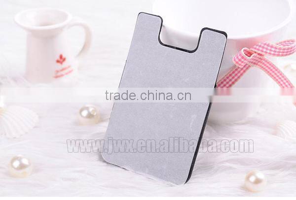 advertising cell phone pouch 3M sleeve silicone wallet credit card holder