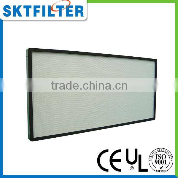 2014 high quality mini-pleat hepa eu4 air filter