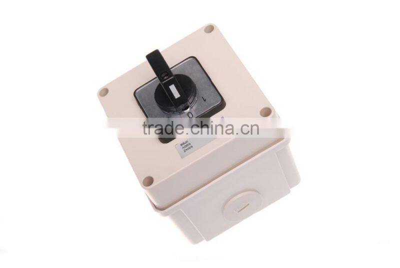 Three Phase Square Changeover Switch 20A (Resistive Orange)