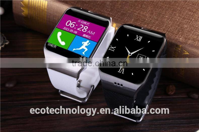 CE ROHS LG118 Bluetooth Smartwatch SIM /TF Card HD Touch Screen with Camera Built in NFC Mate for Android and Iphone cellphone