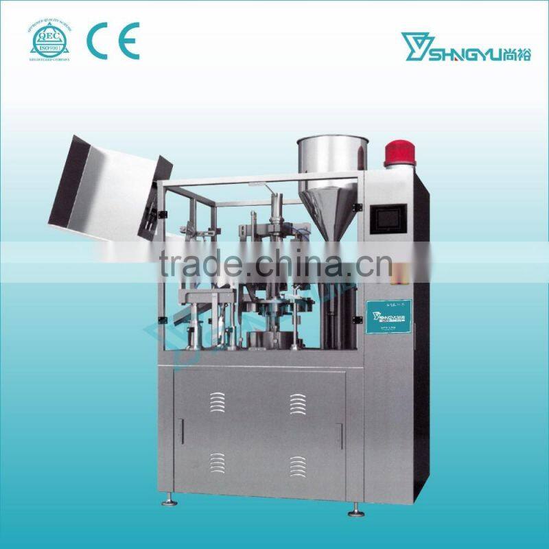 Alibaba supplier automatic filling and sealing machine with soft tube for cream from Shangyu