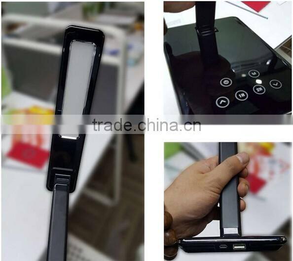 New arrived protect eyes LED desk lamp with wireless charger for iPhone 6 6s and Samsung s6