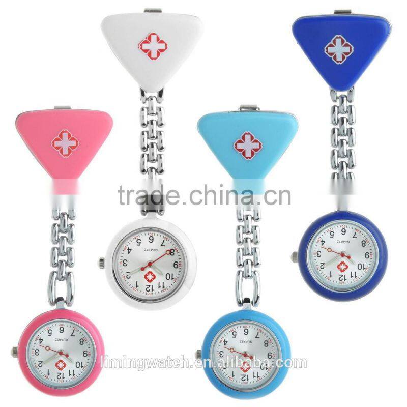japan movement nurse watch/digital nurse watch/brooch nurse watch