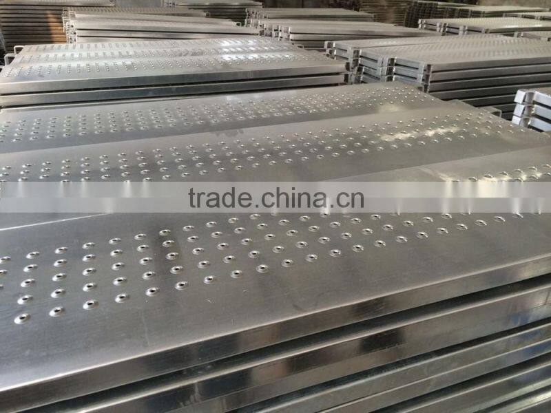 Scaffolding steel plank walk board 420 * 45 * 1829mm