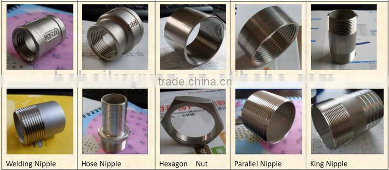 Stainless steel quick coupling type C coupler hose shank