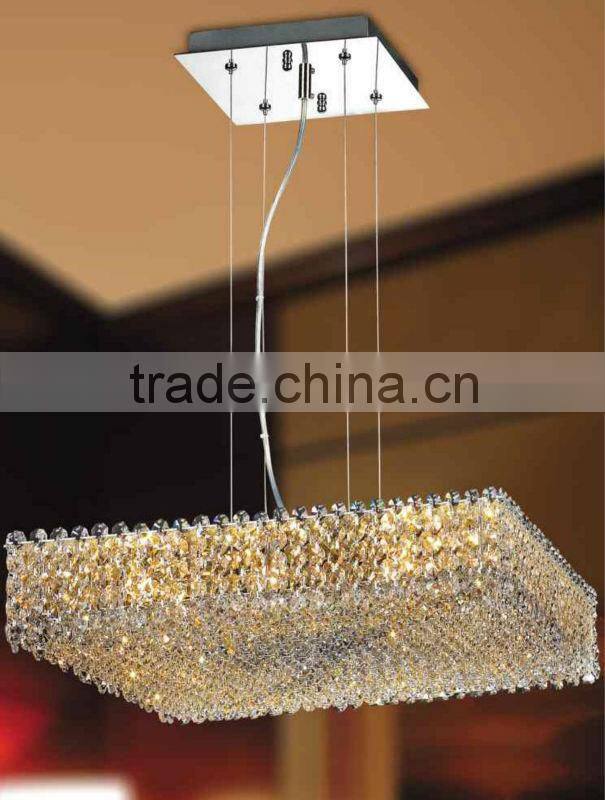 Modern Galaxiy Crystal Chandelier Circles pendant ring light ST9005