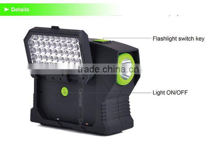 12v / 24v bus and truck multi-function portable jump starter power station with big capacity 23,100 mAh